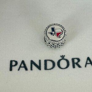 Pandora Texas Map Charm